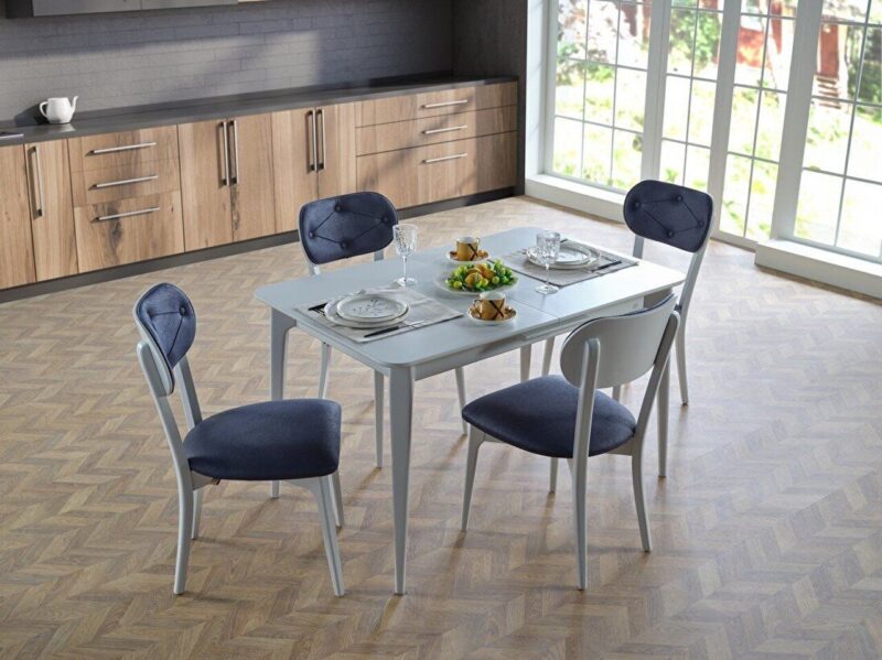 Matilda Kitchen Table Set - White