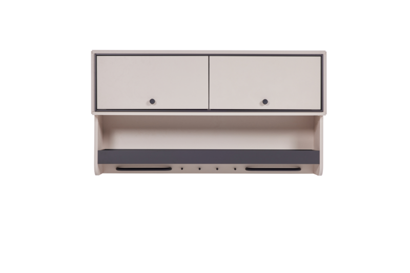 Vista Study Desk Upper Cabinet Cream